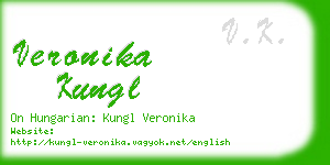 veronika kungl business card